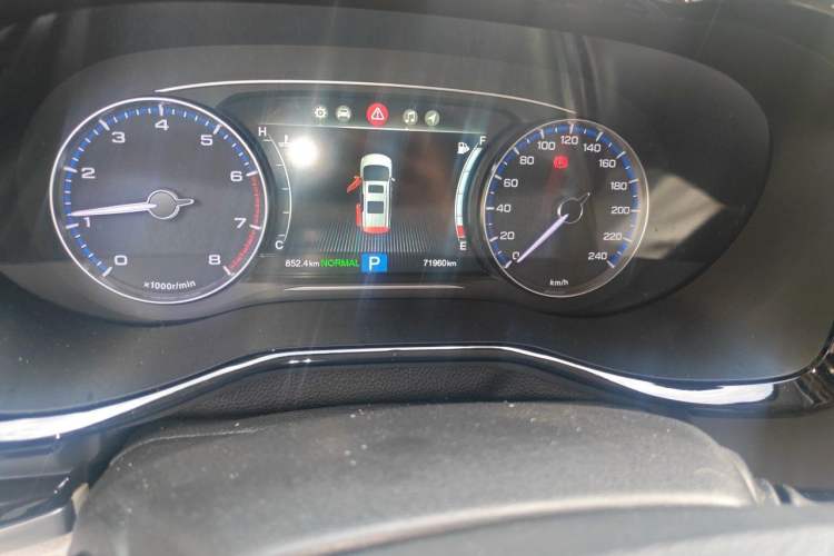Used GAC Trumpchi M8 2020 Flagship Model 390T Prestige Edition Odometer Close Up