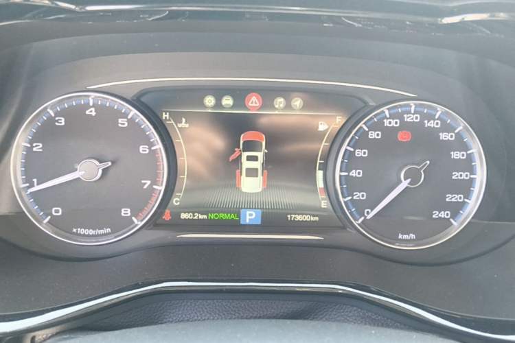 Used GAC Trumpchi M8 2020 Flagship Model 390T Supreme Edition Instrument Cluster