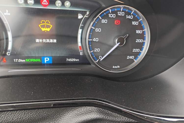 Used GAC Trumpchi M8 2020 Flagship Model 390T Prestige Edition Odometer Close Up