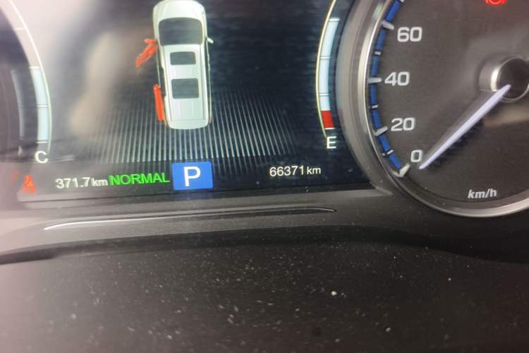 Used GAC Trumpchi M8 2020 Flagship Model 390T Supreme Edition Odometer Close Up