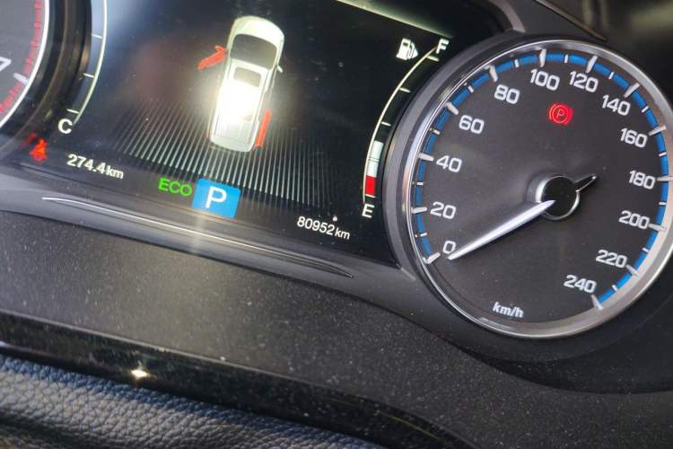 Used GAC Trumpchi M8 2020 Flagship Model 390T Supreme Edition Odometer Close Up