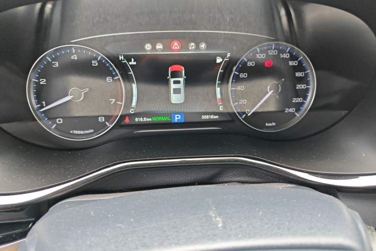 Used GAC Trumpchi M8 2020 Flagship Model 390T Supreme Edition Odometer Close Up