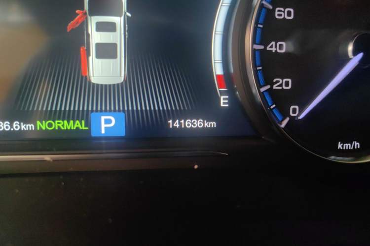 Used GAC Trumpchi M8 2020 Flagship Model 390T Prestige Edition Odometer Close Up