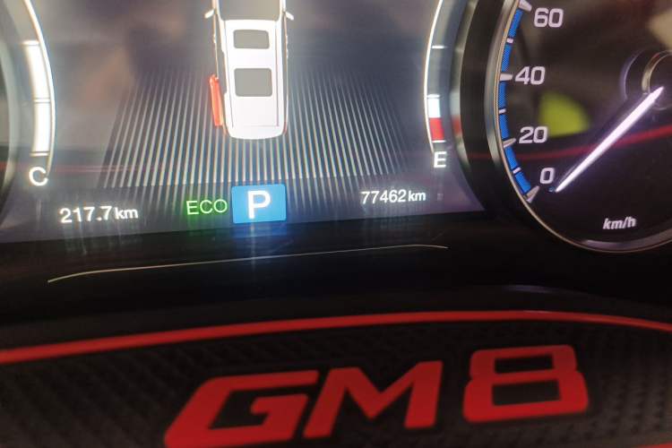 Used GAC Trumpchi M8 2020 Flagship Model 390T Luxury Edition Odometer Close Up