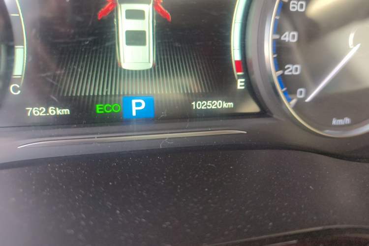Used GAC Trumpchi M8 2020 Flagship Model 390T Luxury Edition Odometer Close Up