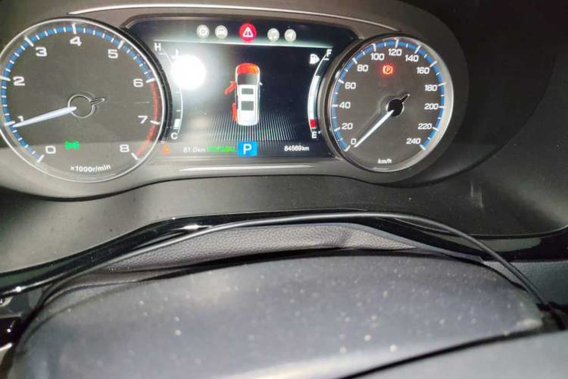 Used GAC Trumpchi M8 2020 Flagship Model 390T Prestige Edition Odometer Close Up