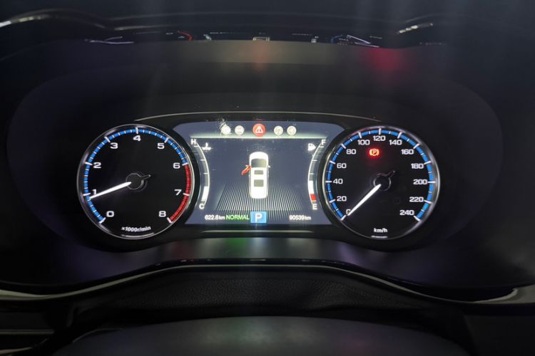 Used GAC Trumpchi M8 2020 Flagship Model 390T Supreme Edition Odometer Close Up