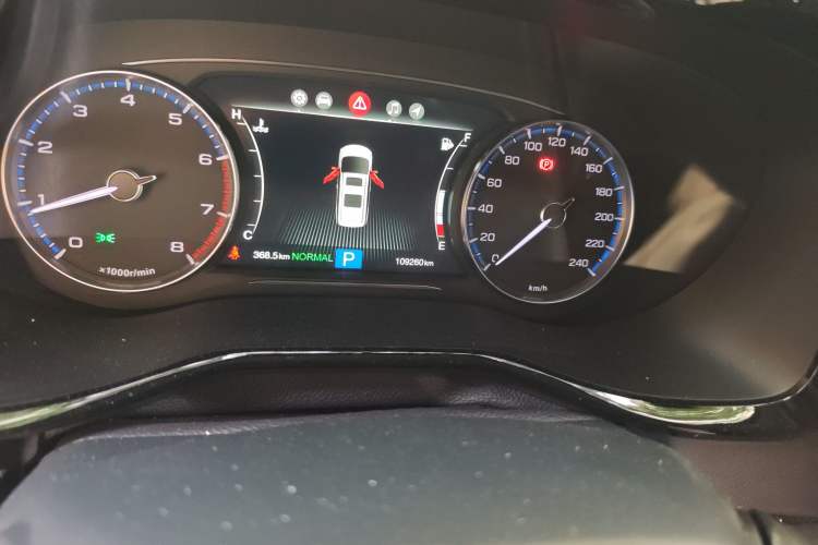 Used GAC Trumpchi M8 2020 Flagship Model 390T Prestige Edition Odometer Close Up