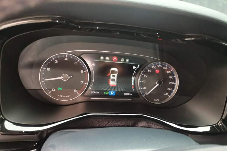 Used GAC Trumpchi M8 2020 390T Deluxe Edition Odometer Close Up