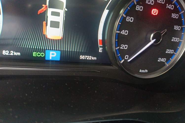 Used GAC Trumpchi M8 2020 Master Edition 390T Supreme Version Odometer Close Up