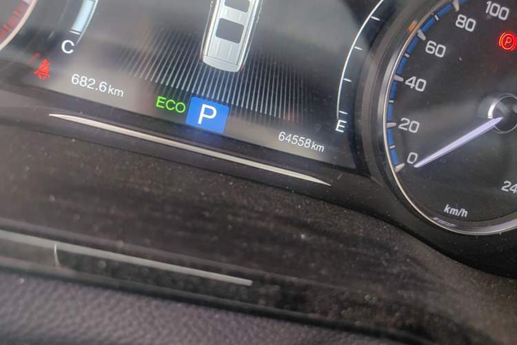 Used GAC Trumpchi M8 2020 Flagship Model 390T Prestige Edition Odometer Close Up