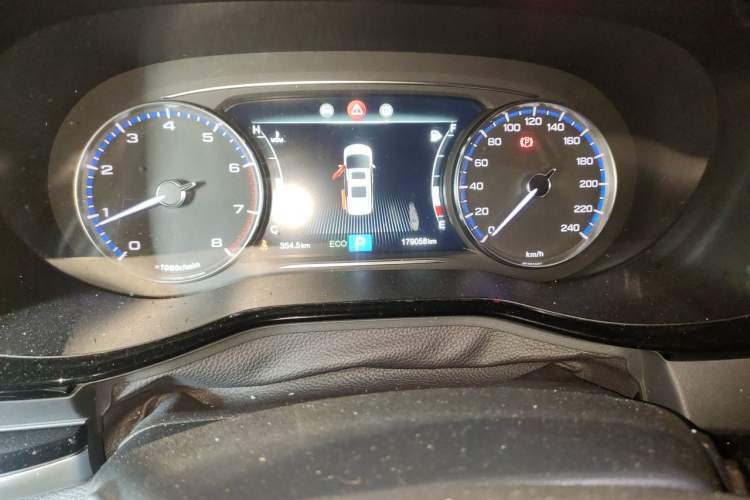 Used GAC Trumpchi M8 2020 Flagship Model 390T Deluxe Edition Odometer Close Up