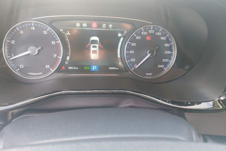 Used GAC Trumpchi M8 2020 Flagship Model 390T Prestige Edition Odometer Close Up