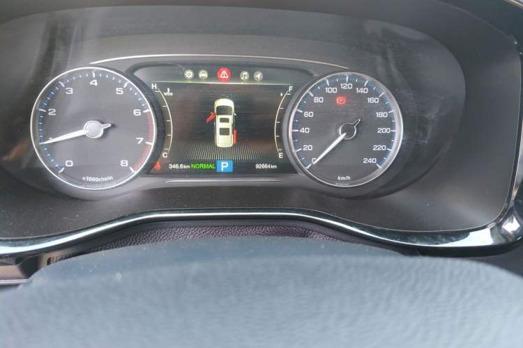 Used GAC Trumpchi M8 2020 Flagship Model 390T Supreme Edition Odometer Close Up