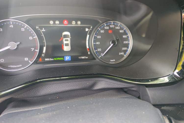 Used GAC Trumpchi M8 2020 Flagship Model 390T Prestige Edition Odometer Close Up