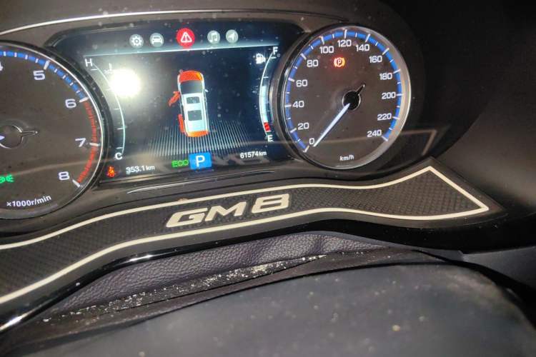 Used GAC Trumpchi M8 2020 Flagship Model 390T Prestige Edition Odometer Close Up