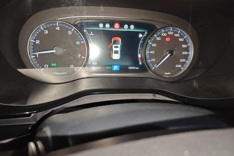 Used GAC Trumpchi M8 2020 Flagship Model 390T Supreme Edition Odometer Close Up