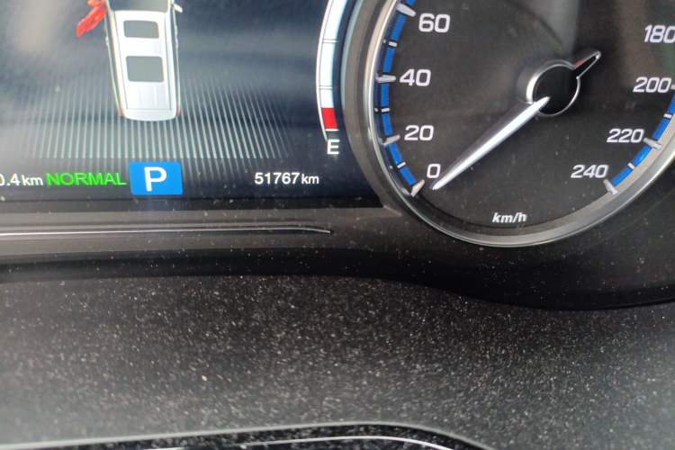 Used GAC Trumpchi M8 2020 Flagship Model 390T Supreme Edition Odometer Close Up