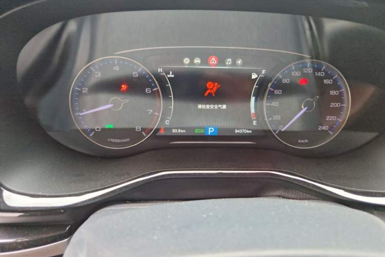 Used GAC Trumpchi M8 2020 Flagship Model 390T Supreme Edition Odometer Close Up