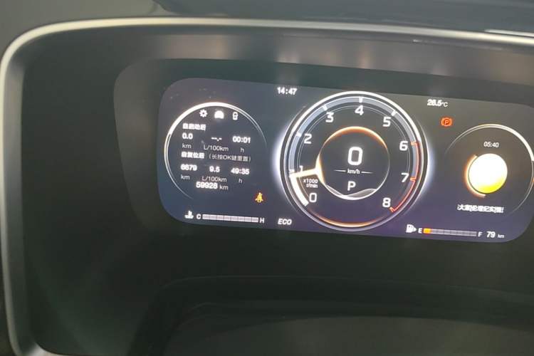 Used GAC Trumpchi M8 2021 Master Series 390T Four-Seat Glory Edition Instrument Cluster