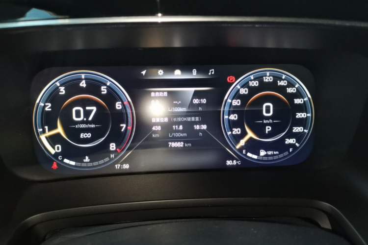 Used GAC Trumpchi M8 2021 Master Series 390T Four-Seat Glory Edition Instrument Cluster
