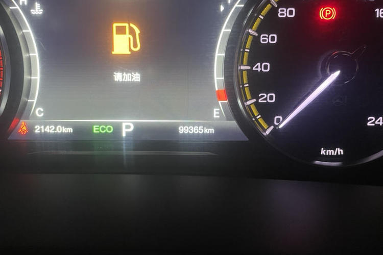 Used GAC Trumpchi M8 2021 Lingxiu Series 390T Deluxe Edition Odometer Close Up