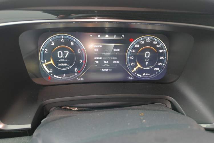 Used GAC Trumpchi M8 2021 Master Series 390T Prestige Edition Odometer Close Up