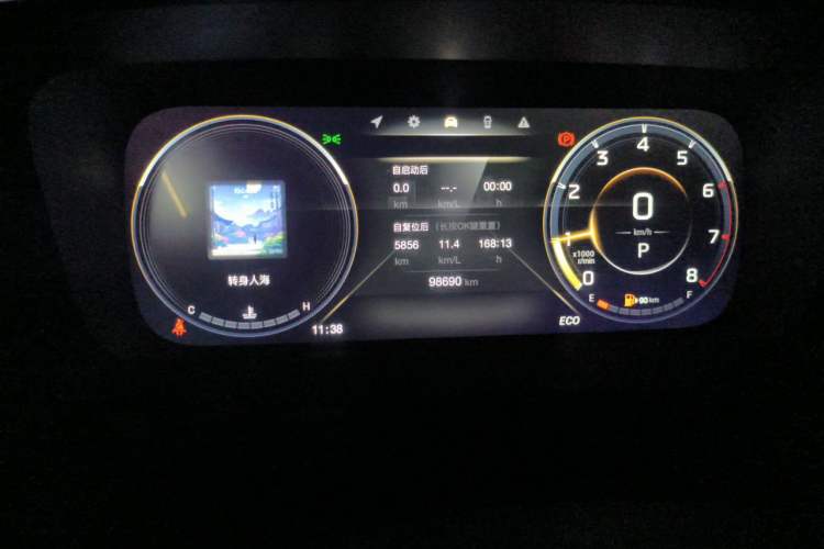 Used GAC Trumpchi M8 2021 Lingxiu Series 390T Deluxe Edition Odometer Close Up