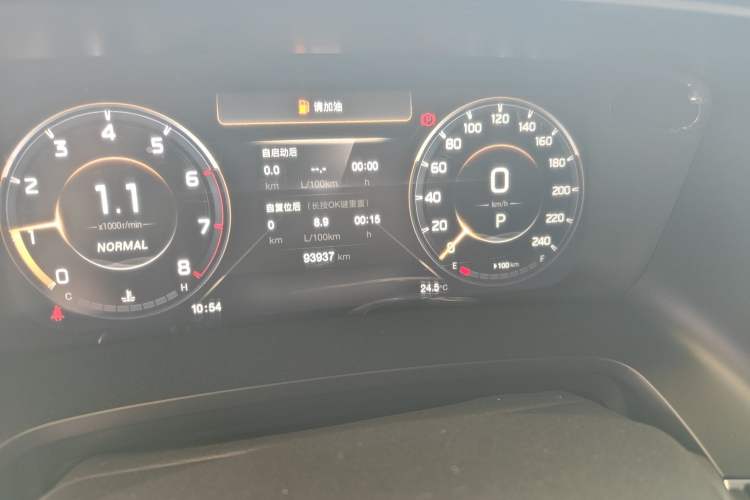 Used GAC Trumpchi M8 2021 Lingxiu Series 390T Deluxe Edition Odometer Close Up