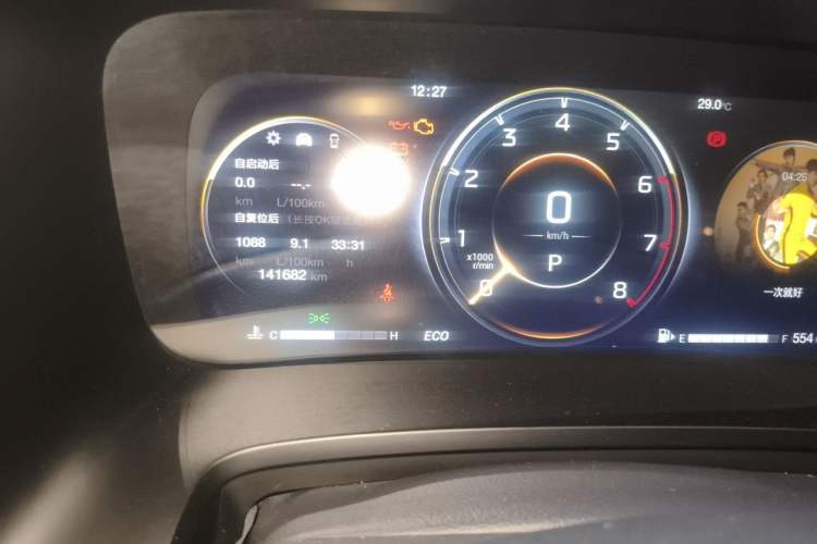 Used GAC Trumpchi M8 2021 Lingxiu Series 390T Ultimate Edition Odometer Close Up