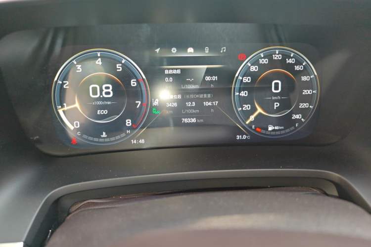 Used GAC Trumpchi M8 2021 Lingxiu Series 390T Flagship Edition Odometer Close Up