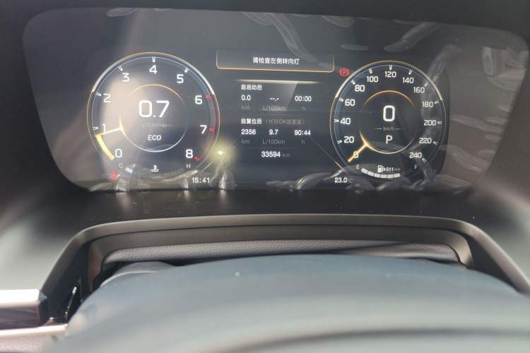 Used GAC Trumpchi M8 2021 Lingxiu Series 390T Ultimate Edition Odometer Close Up
