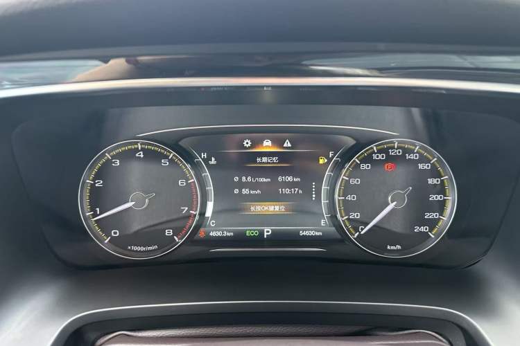 Used GAC Trumpchi M8 2021 Lingxiu Series 390T Deluxe Edition Odometer Close Up