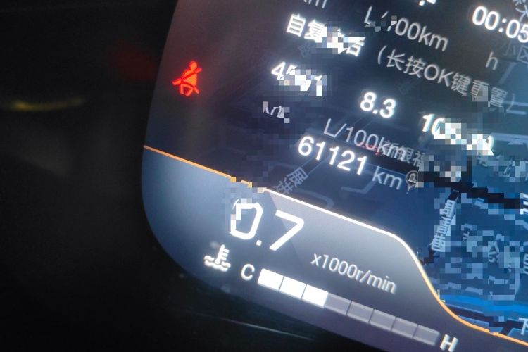 Used GAC Trumpchi M8 2021 Lingxiu Series 390T Ultimate Edition Odometer Close Up
