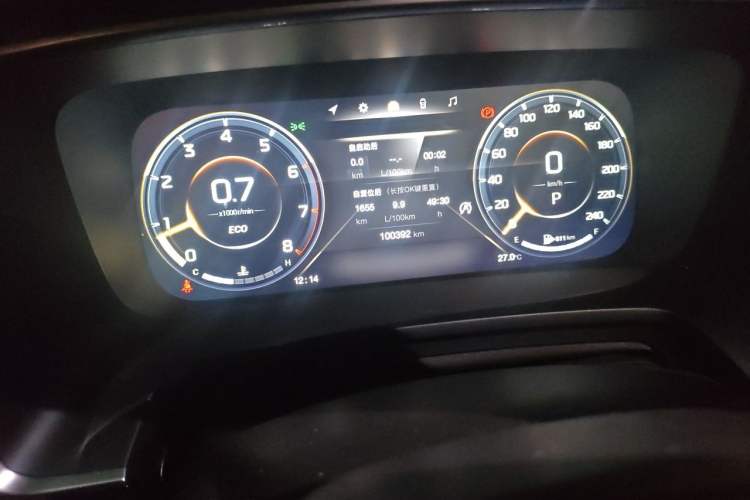 Used GAC Trumpchi M8 2021 Lingxiu Series 390T Ultimate Edition Odometer Close Up