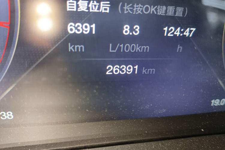 Used GAC Trumpchi M8 2021 Lingxiu Series 390T Deluxe Edition Odometer Close Up