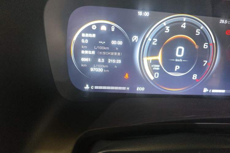 Used GAC Trumpchi M8 2021 Lingxiu Series 390T Ultimate Edition Odometer Close Up