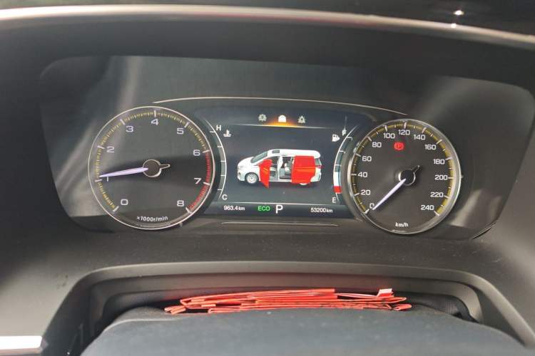 Used GAC Trumpchi M8 2021 Revised Version Lingxiu Series 390T Luxury Edition Instrument Cluster