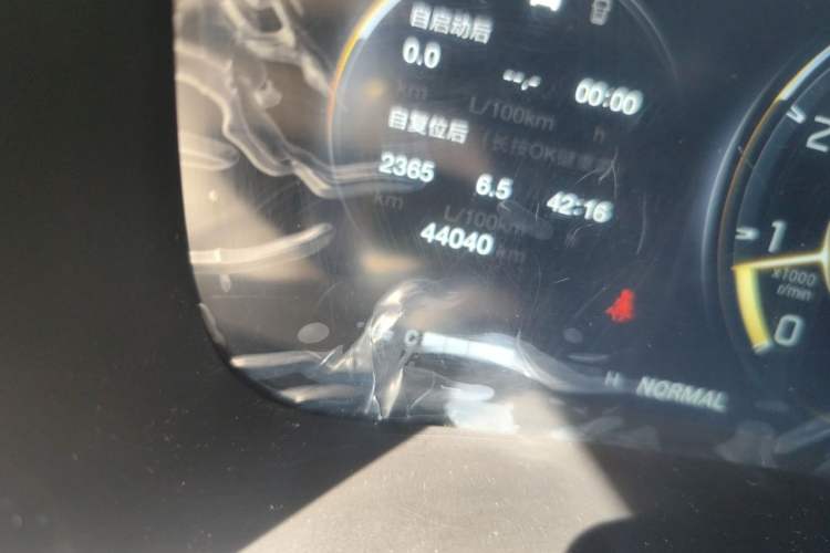 Used GAC Trumpchi M8 2021 Lingxiu Series 390T Deluxe Edition Odometer Close Up