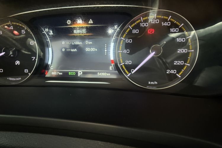Used GAC Trumpchi M8 2021 Lingxiu Series 390T Deluxe Edition Odometer Close Up
