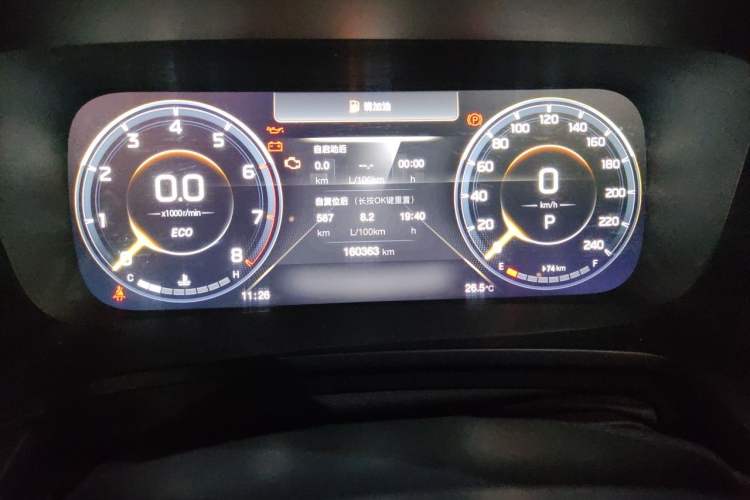 Used GAC Trumpchi M8 2021 Lingxiu Series 390T Deluxe Edition Odometer Close Up