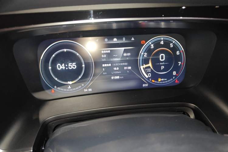 Used GAC Trumpchi M8 2021 Master Series 390T Four-Seat Glory Edition Odometer Close Up