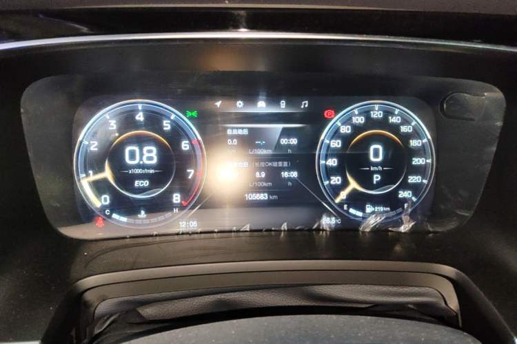 Used GAC Trumpchi M8 2021 Lingxiu Series 390T Deluxe Edition Instrument Cluster