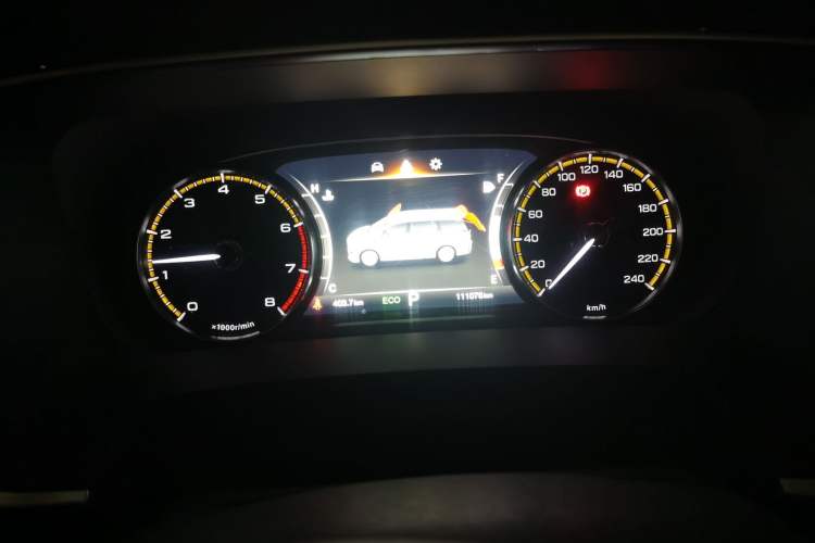 Used GAC Trumpchi M8 2021 Revised Version Lingxiu Series 390T Luxury Edition Instrument Cluster