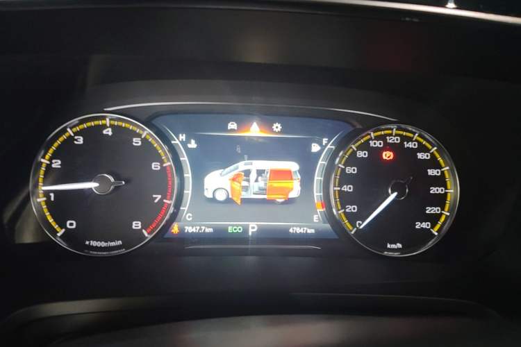 Used GAC Trumpchi M8 2021 Revised Version Lingxiu Series 390T Luxury Edition Instrument Cluster