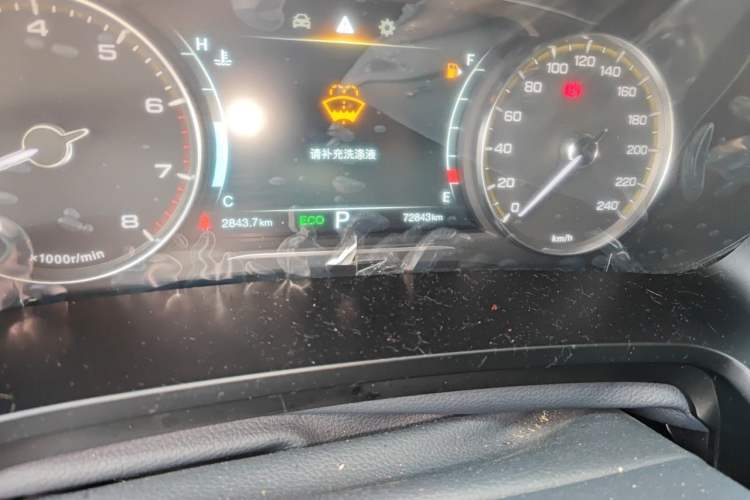 Used GAC Trumpchi M8 2021 Lingxiu Series 390T Deluxe Edition Odometer Close Up