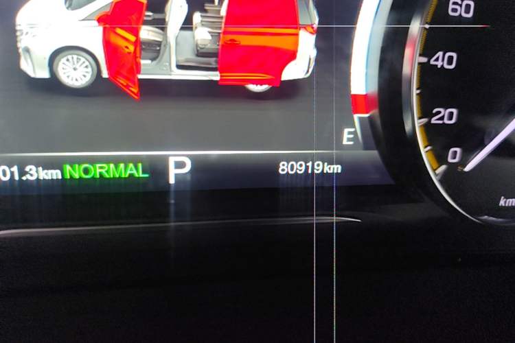 Used GAC Trumpchi M8 2021 Lingxiu Series 390T Luxury Edition Odometer Close Up