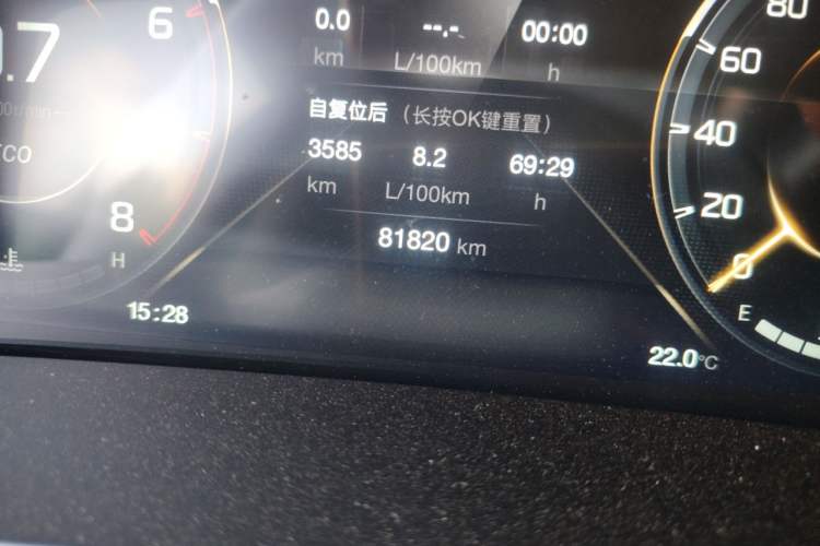 Used GAC Trumpchi M8 2021 Lingxiu Series 390T Ultimate Edition Odometer Close Up