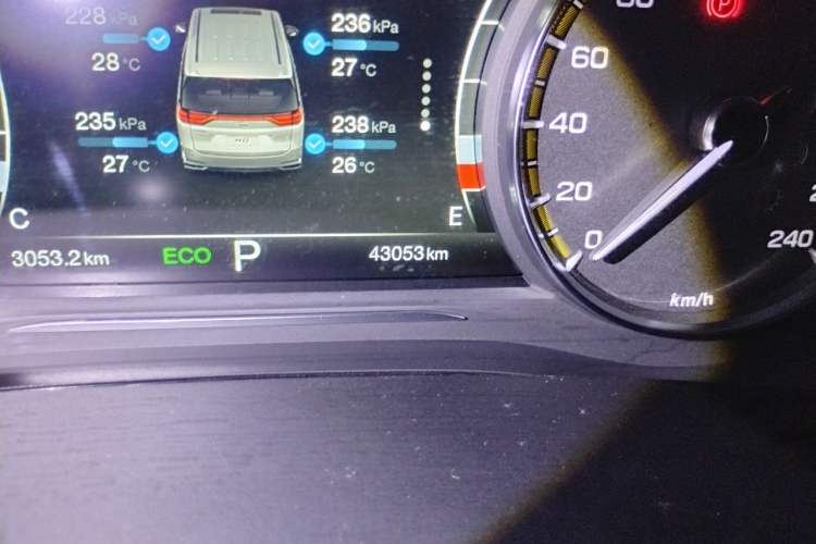 Used GAC Trumpchi M8 2021 Lingxiu Series 390T Luxury Edition Odometer Close Up