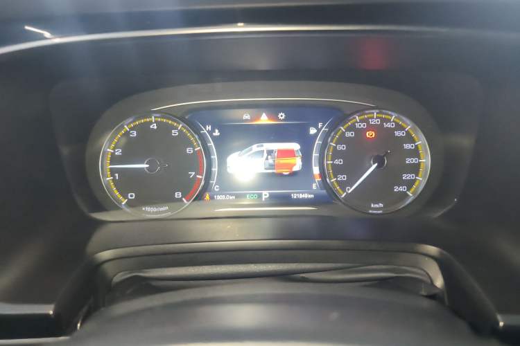Used GAC Trumpchi M8 2021 Lingxiu Series 390T Deluxe Edition Odometer Close Up